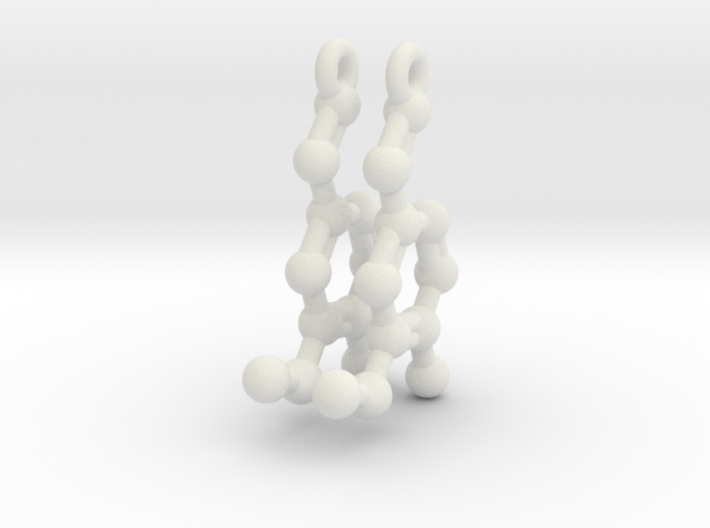 Earrings (Pair)- Molecule- Vanillin 3d printed 