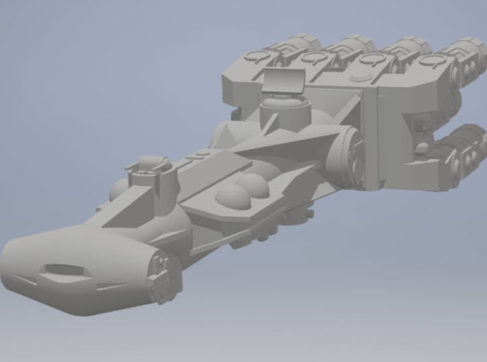 1:2700 Rebel Blockade Runner Zvezda Star Destroyer 3d printed Render of assembled parts