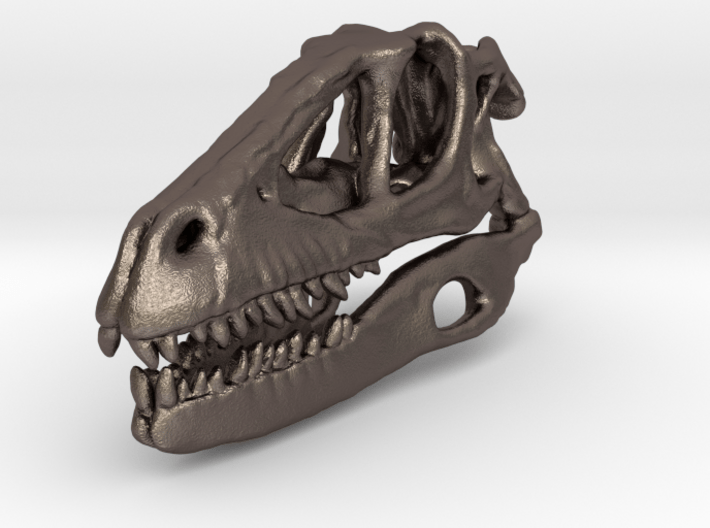 Dinosaur Skull 30mm pendant 3d printed 