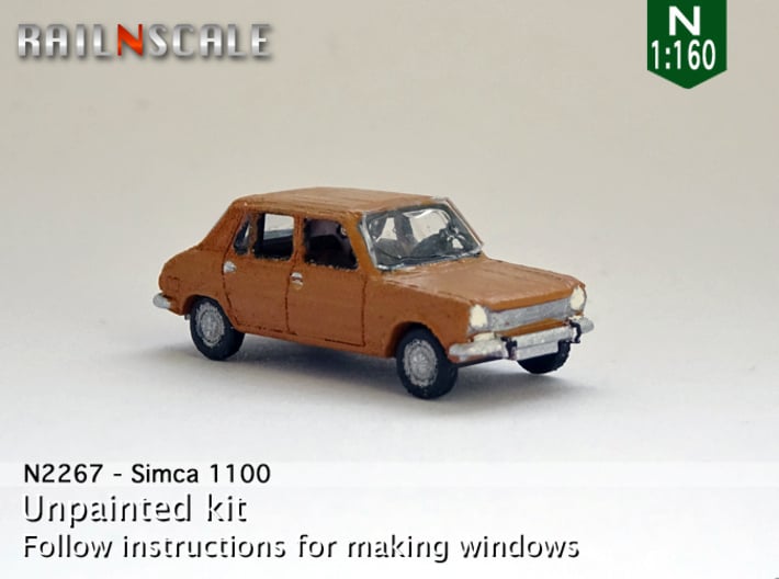 Simca 1100 (N 1:160) 3d printed 