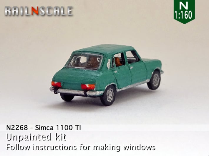 Simca 1100 TI (N 1:160) 3d printed 