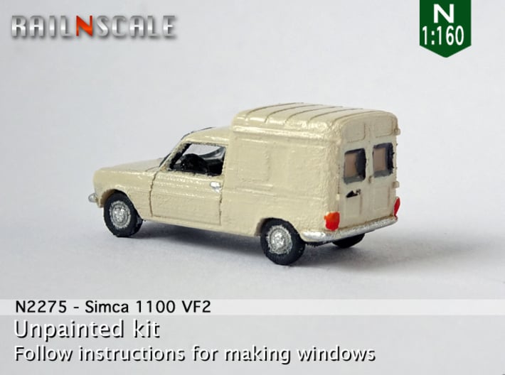 Simca 1100 VF2 (N 1:160) 3d printed 