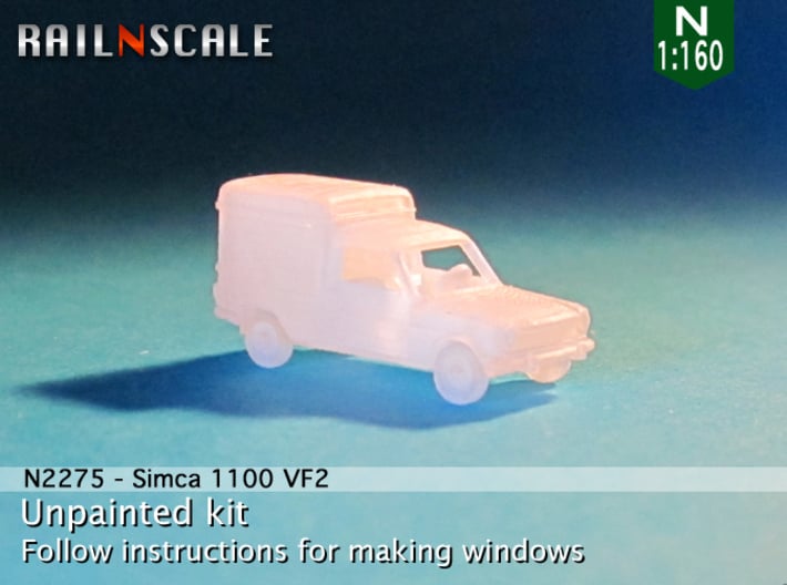 Simca 1100 VF2 (N 1:160) 3d printed 