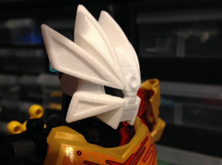 Mask Of Time Worn 3d printed 