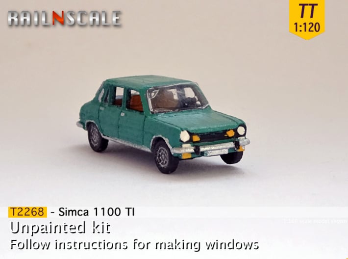 Simca 1100 TI (TT 1:120) 3d printed