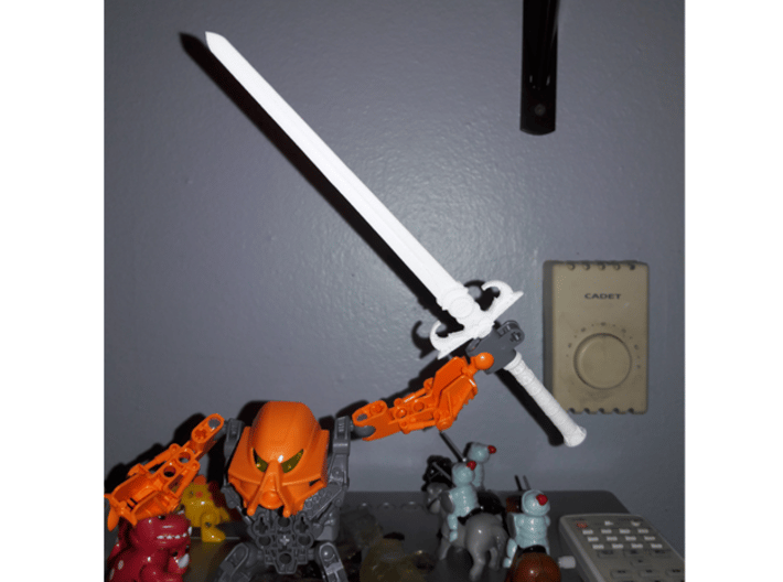 Sword Of Omens: Bionicle Edition 3d printed 