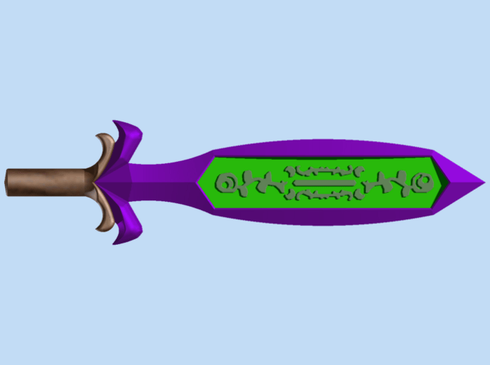 Fairy's Sword 3d printed Render