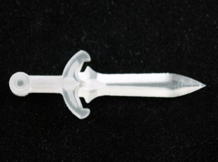 Four Sword 3d printed Frosted Ultra Detail