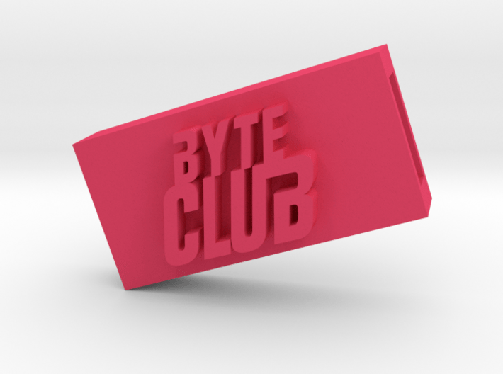 Byte Club Flash Drive Case 3d printed 