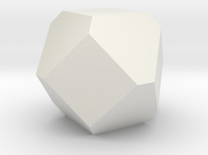 Cuboctohedral Fourteen-sided Die 3d printed 