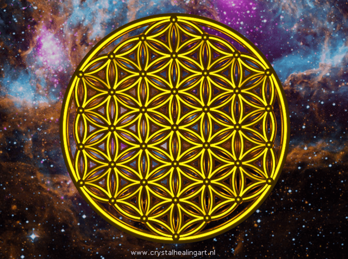 Flower Of Life - Large 3d printed Artist impression of the Flower of life