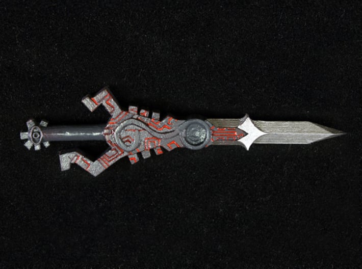 Twilight Sword 3d printed Painted Frosted Ultra Detail