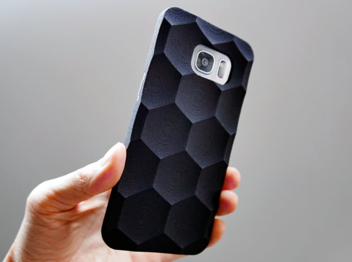 Samsung Galaxy S7 Edge Case_Hexagon 3d printed 