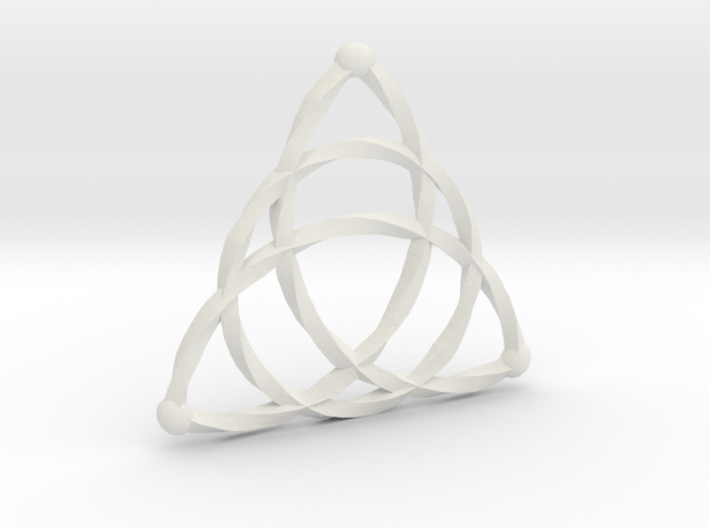 Triqeutra Celtic Knot - Large 3d printed 