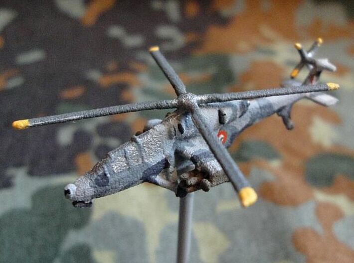 1/300 HAL Light Combat Helicopter 3d printed Hand-painted WSF model, base not included