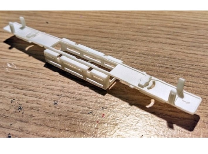 Atlas SD50/SD60/SD60M Dummy Chassis Kit - N Scale 3d printed Main Chassis