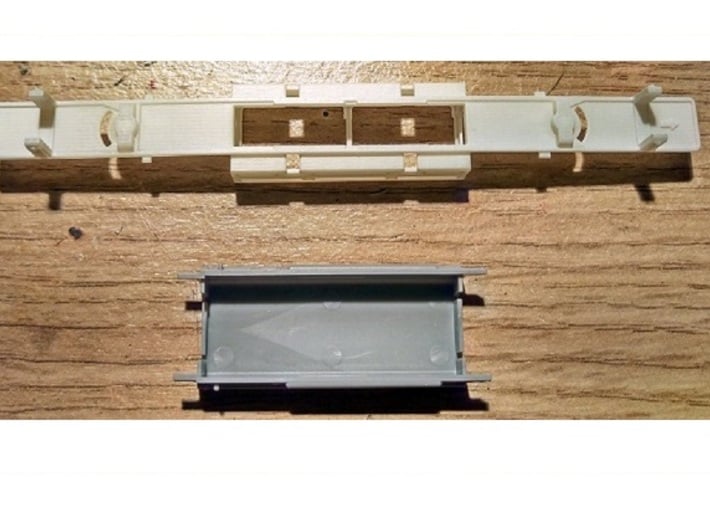 Atlas SD50/SD60/SD60M Dummy Chassis Kit - N Scale 3d printed Chassis & Fuel Tank