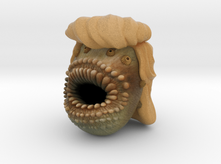 Saccorhytus Trumpus 3d printed Under &quot;Choose a Material&quot;, see what Coated Full Color Sandstone looks like!