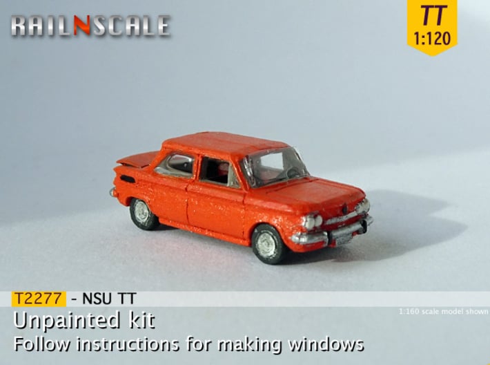 NSU TT (TT 1:120) 3d printed