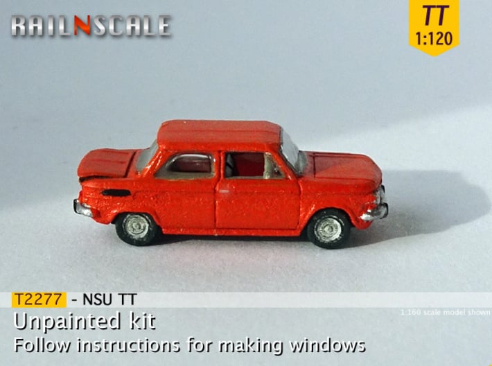 NSU TT (TT 1:120) 3d printed 