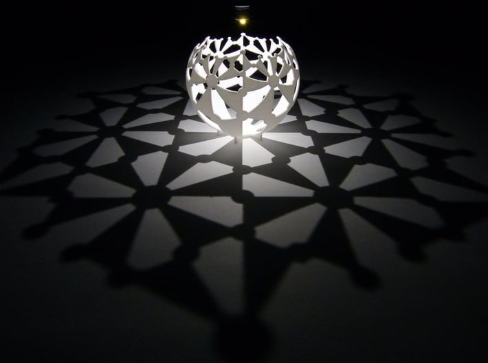 (6,3,2) triangle tiling (stereographic projection) 3d printed