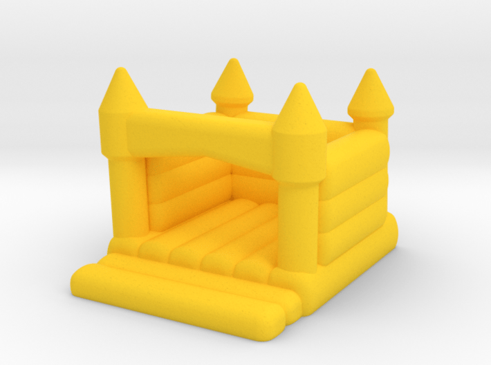 N Scale Bouncing Castle 3d printed 