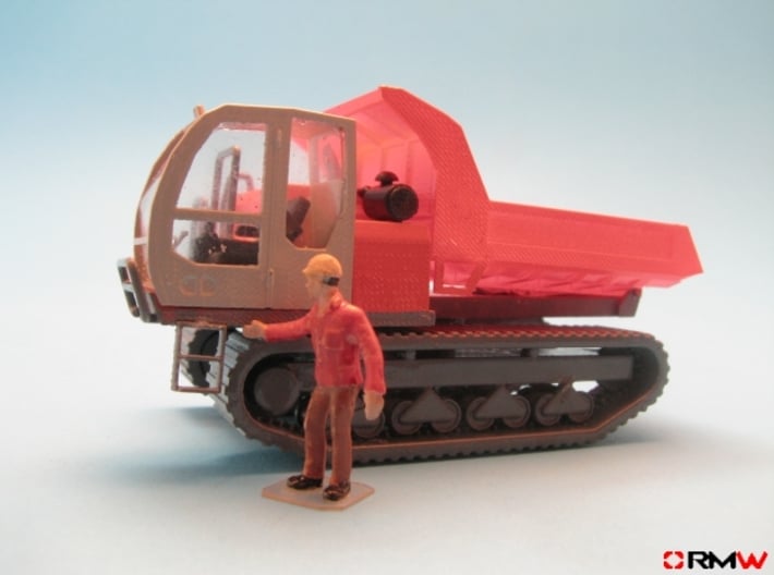HO/1:87 Crawler Carrier dumpbody kit 3d printed en]painted and assembled [de]bemalt und gebaut