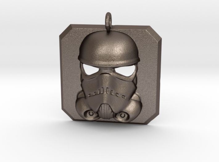 Stormtrooper Amulet 3d printed 
