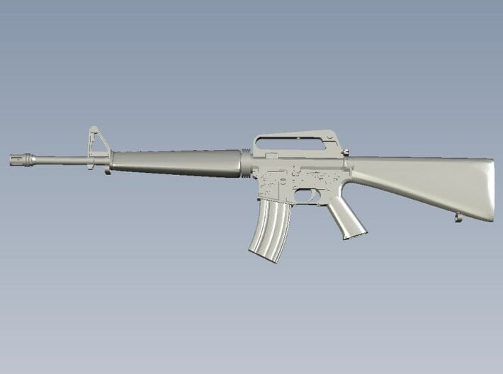 1/15 scale Colt M-16A1 rifles x 10 3d printed 