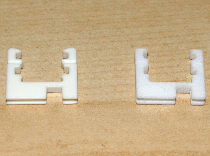 Halter Märklin Innenbeleuchtung 3d printed Märklin vs 3D printed