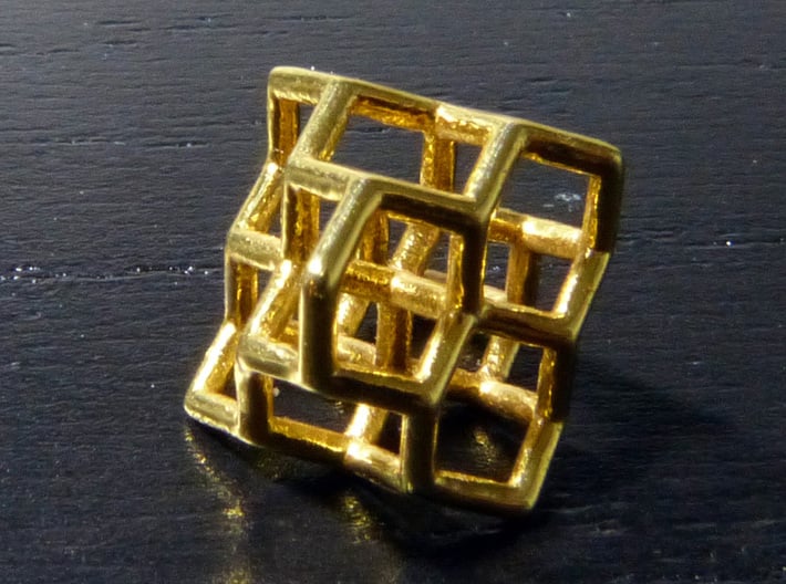Diamond structure (tiny) 3d printed