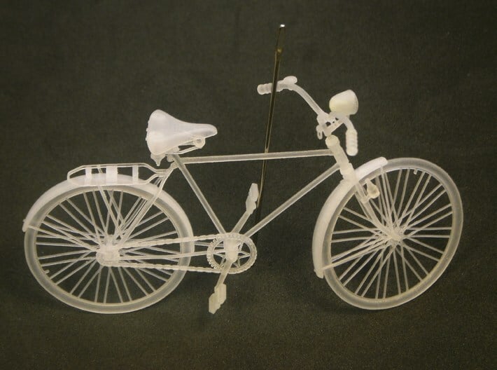 1/24 scale WWII Wehrmacht M30 bicycles x 3 3d printed 
