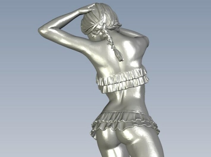 1/24 scale nose-art striptease dancer figure A x 1 3d printed 