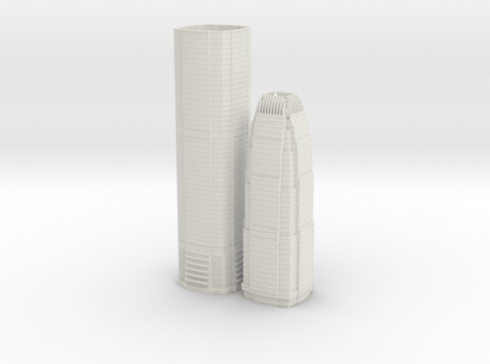 Two International Finance Centre (1:2000) 3d printed 