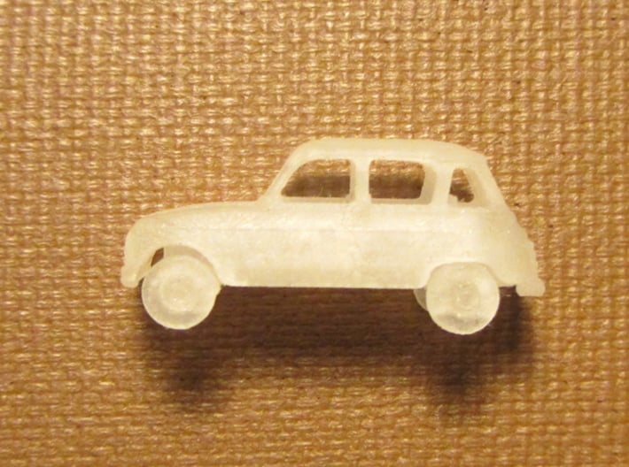 Renault 4 Hatchback 1:160 scale (Lot of 2 cars) 3d printed X 2