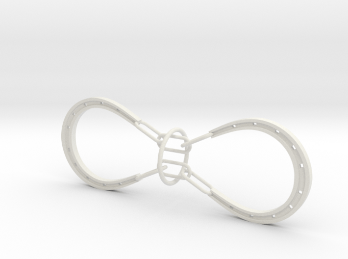Horse Shoe and Ring puzzle 3d printed 