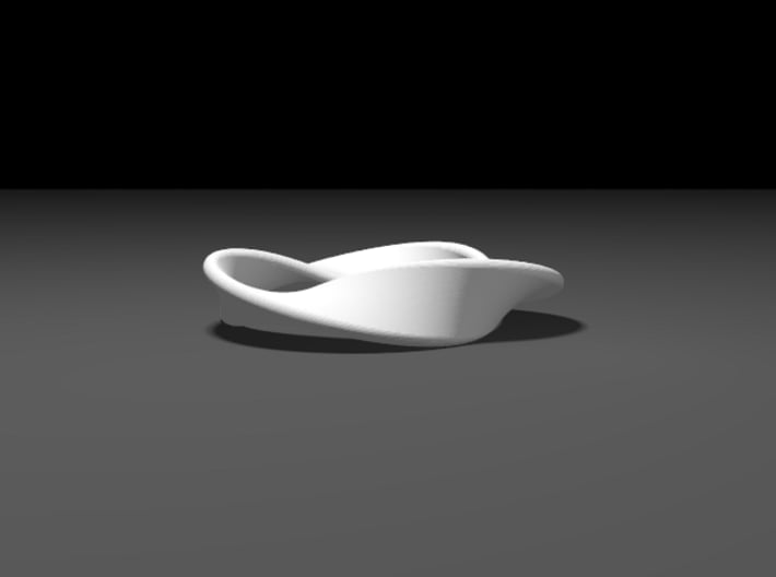 Moebius Strip Pendant (1.5 turns) 3d printed A MO-Labs render; no photo.