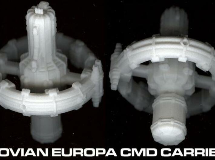 Jovian Europa class Command Carrier 3d printed Europa in WS&F.