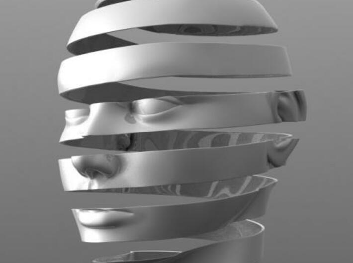 Escheresque Face peeling  3d printed facesrender