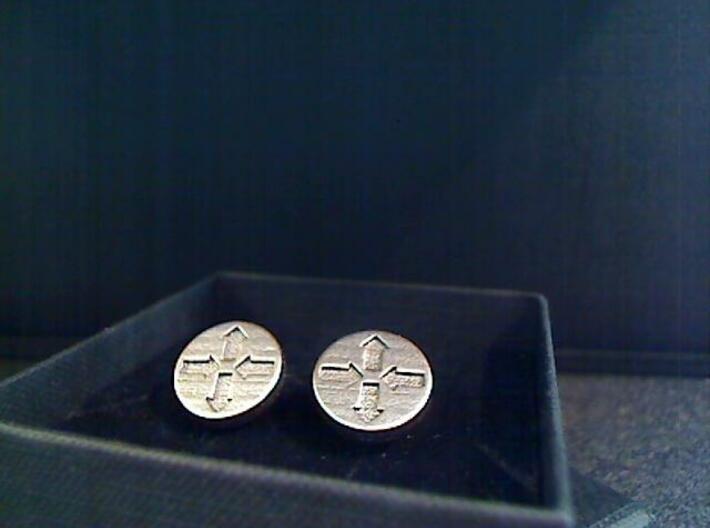 Router Puck Network Cuff links 3d printed SS2