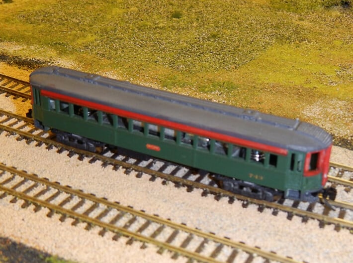 CNSM 741 - 751 series coach 3d printed Painted model