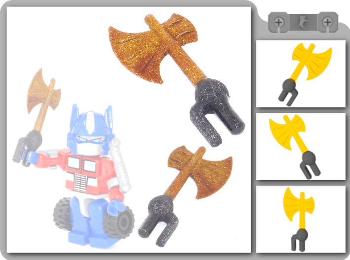 Ion Axe (for Kreon Minifigures) 3d printed