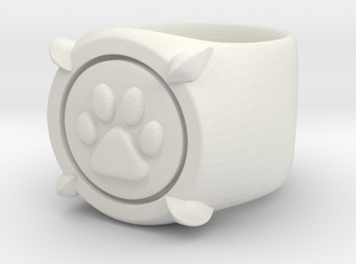 CHAT NOIR RING Size6 3d printed