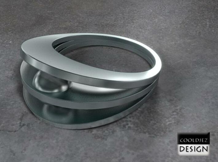 Ring - Bend1 3d printed Render