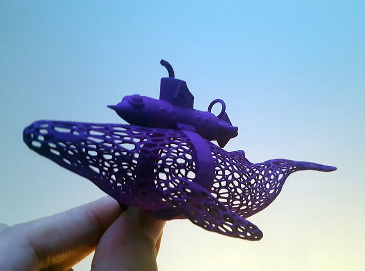 Verne Whale 3d printed
