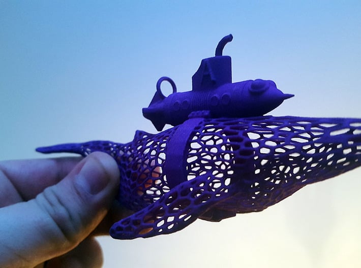 Verne Whale 3d printed 