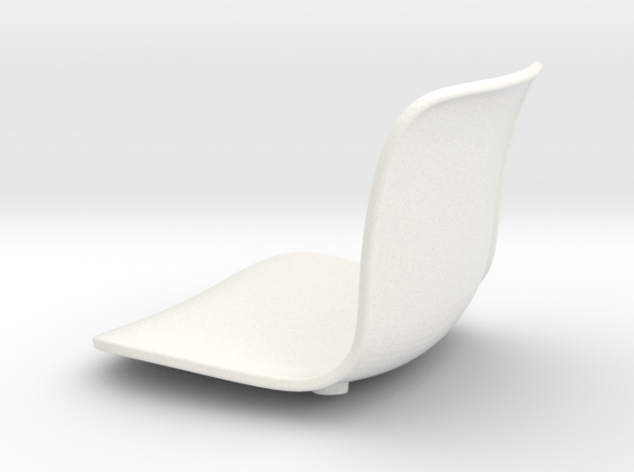 1:12 Chair hardshell - seat only 3d printed