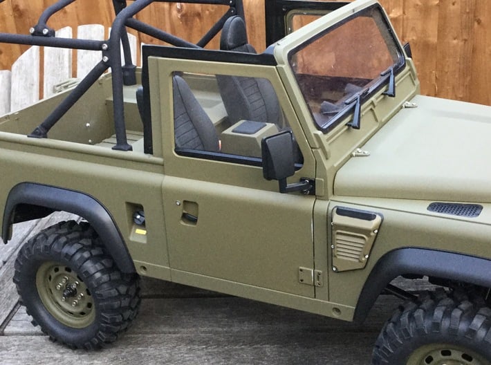 Land Rover Defender Slotted Style Door Handles 3d printed