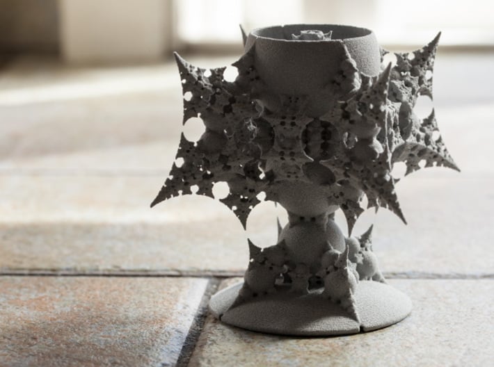 9th Holy Grail of the Holy Grail of 3D Fractals 3d printed The grey material in the images is no longer available..But you can color a white print.