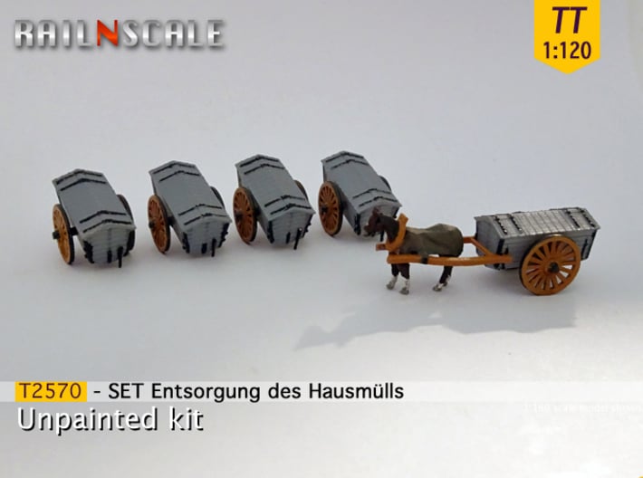 SET Entsorgung des Hausmülls (TT 1:120) 3d printed 